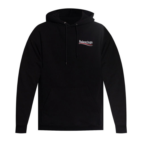 BALENCIAGA 巴黎世家 男士 服装  连帽抽绳字母LOGO卫衣帽衫 男卫衣