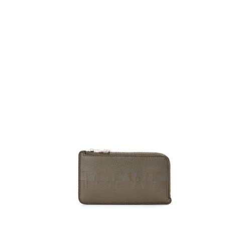  LOEWE罗意威 22年秋冬 男士 卡包 Signature coin cardholder in calfskin C314Z40X02-4158