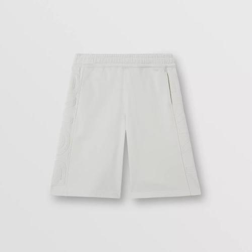  BURBERRY 22年秋冬 男士 徽标印花棉质抽绳短裤 80508951