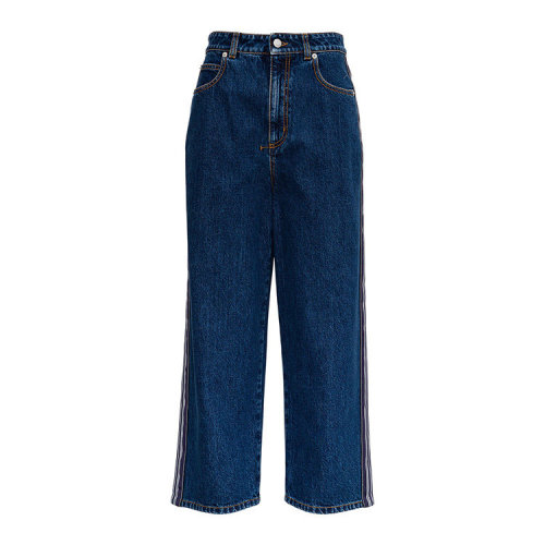 Alexander McQueen/亚历山大麦昆  时尚百搭 女性 蓝色 女士牛仔裤 HC0640
