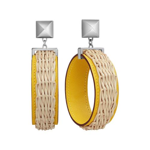  HERMES爱马仕 22年秋冬 女士 耳环 Boucles d'oreilles Medor Picnic， grand modele H070971FP 预定商品2-6周发货