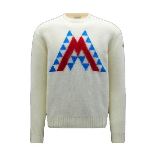  MONCLER蒙可蒙克莱 22年秋冬 男士 针织衫 Graphic Wool %26 Mohair Jumper H20919C00008M202403