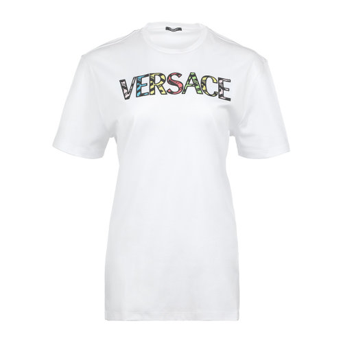 VERSACE/范思哲22春夏女士短袖T恤10041601A02992