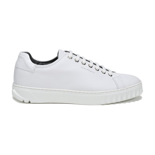 SalvatoreFerragamo/菲拉格慕 男士牛皮系带休闲运动鞋 0686294