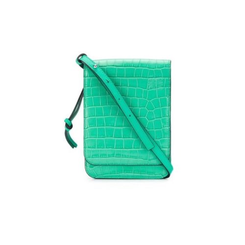 LOEWE/罗意威鳄鱼皮压纹 相机  斜挎包 335.83.Z33 4240