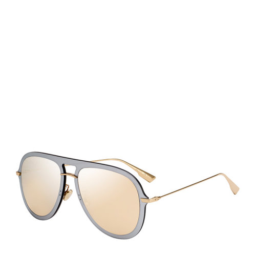 DIOR/迪奥 个性 时尚 轻薄 反光镜框镜片 男女款 太阳镜 多色可选 墨镜 眼镜 DIORULTIME1 57mm DIOR 迪奥