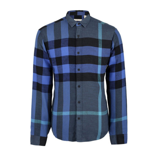 BURBERRY/博柏利  男装 服装 男士红色棉质经典大格纹长袖 男士衬衫