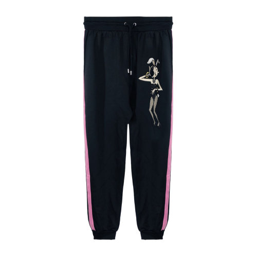 MOSCHINO/莫斯奇诺黑色女士休闲裤EA033105412555