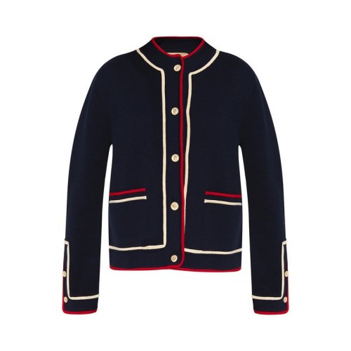  GUCCI/古驰 女士深蓝色棉质针织衫/毛衣 658362 XKBSK 4496 PLFSX