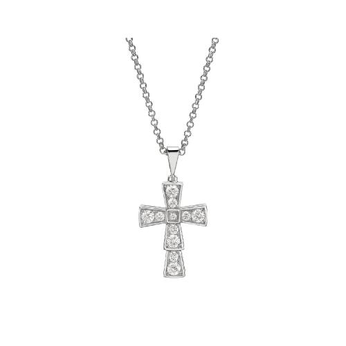  BVLGARI宝格丽 21年秋冬 女士 项链 Croce Pendants Collier CL858121 预定商品1-3周发货