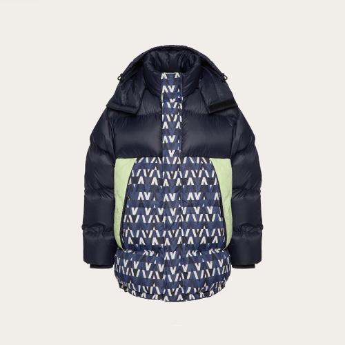  VALENTINO华伦天奴 22年秋冬 男士 羽绒服 DOUDOUNE IMPRIMé OPTICAL VALENTINO XV3CNB6082EH