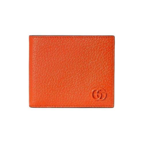  GUCCI古驰 22年秋冬 男士 GG Marmont系列皮革双折钱包 428726 1T56F 7519