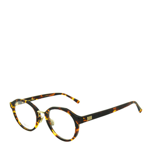 DIOR/迪奥 简约 复古 多边圆形 板材 全框 女士 光学镜架 近视 眼镜框 眼镜架 LADYDIORO4F 50mm DIOR 迪奥