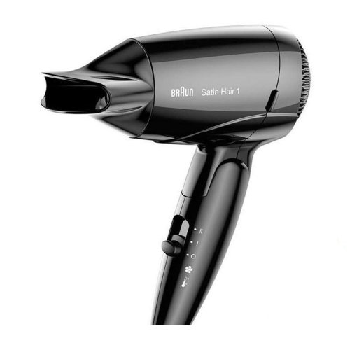 Braun/博朗 便携式吹风机 HD130 1200w强劲功率 轻便小巧 为旅行减轻负担【出游便携】