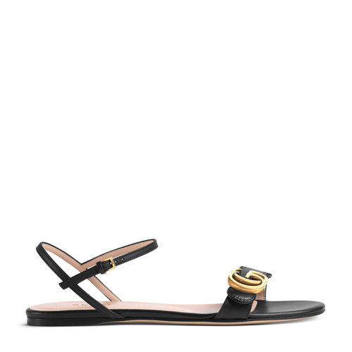 GUCCI/古驰 皮革双G凉鞋 524631 A3N00