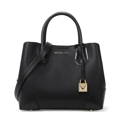  Michael Kors/迈克·科尔斯 女士黑色皮革手提包 30H7GZ5T1T 001 PLSX