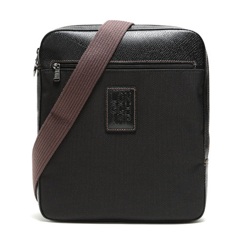 Longchamp/珑骧男士BOXFORD系列织物/配皮单肩斜挎包1714080