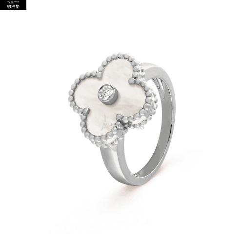 VCA梵克雅宝 22年秋冬 女士 戒指 Vintage Alhambra戒指 VCARF48900 预定商品1-3周发货