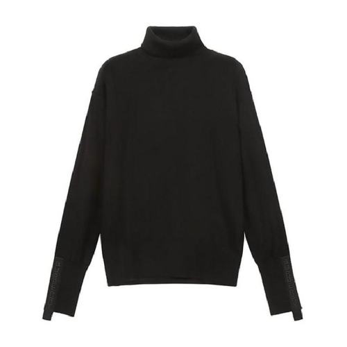  BURBERRY/博柏利 女士黑色羊毛针织衫/毛衫 80211731 PLFSX