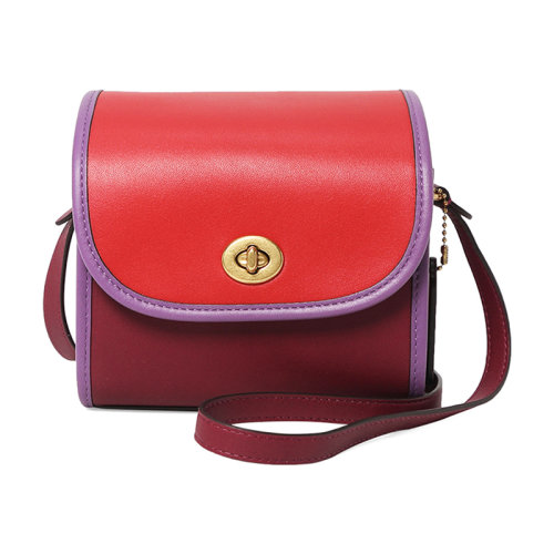 COACH/蔻驰 女士专柜款ORIGINALS系列皮质迷你LUNCHBOX单肩斜挎包 158