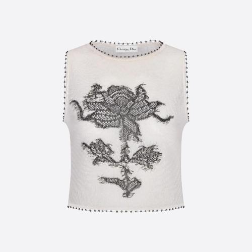  DIOR迪奥 22年秋冬 女士 背心 针织两件套 314W02AM602_X9330