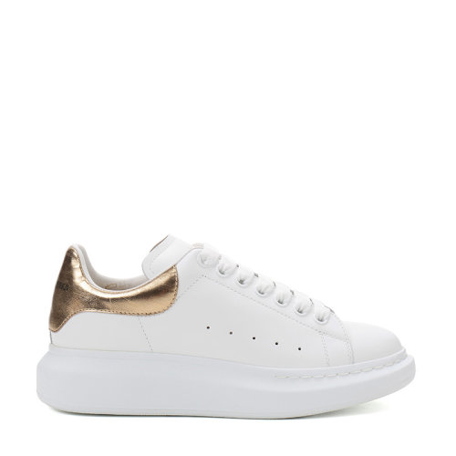 Alexander McQueen/亚历山大麦昆 男士牛皮系带运动鞋 553680 WHNBG小白鞋