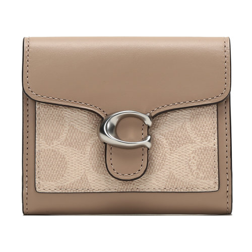COACH/蔻驰 款 女士专柜款TABBY系列涂层帆布/配皮短款钱包钱夹 85994