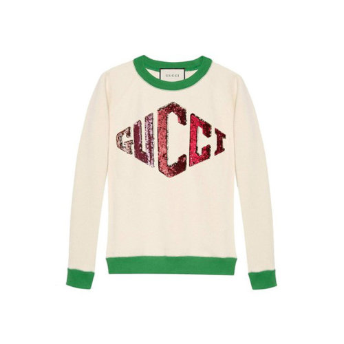 GUCCI/古驰  女士 时尚百搭白色 棉质 圆领 卫衣 515013-X9Y54-9025