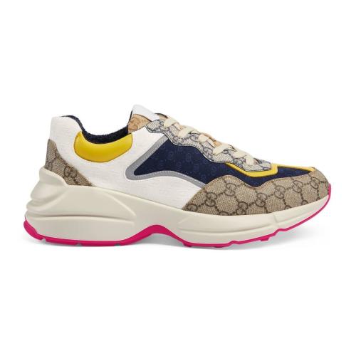  GUCCI古驰 22年秋冬 男士 Rhyton系列男士GG运动鞋 619891 99WF0 4370