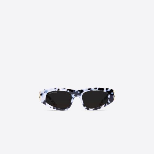 BALENCIAGA巴黎世家 22年秋冬 女士 太阳眼镜 Womens Dynasty D-frame Sunglasses in White 62