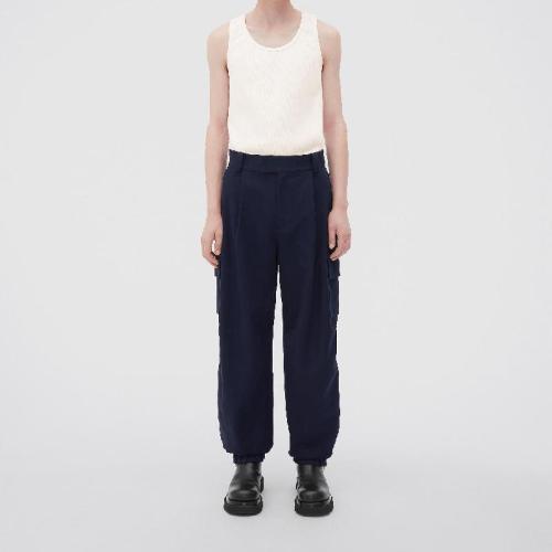  BV葆蝶家 22年秋冬 男士 休闲裤 pantalon cargo en toile de coton doublee 716760V0BT04020