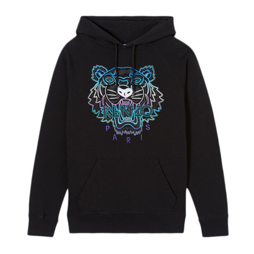 Kenzo/高田贤三  秋冬新款 女装 服装 女士棉质抽绳式连帽套头衫经典LOGO款老虎头图案时尚 女士卫衣