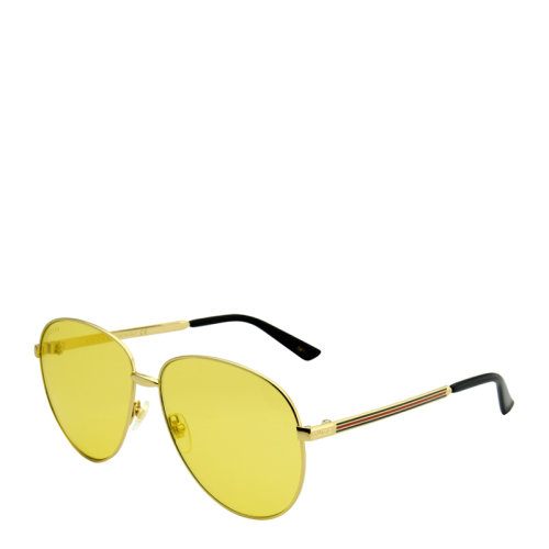 GUCCI/古驰 时尚 休闲 飞行员 蛤蟆镜 轻薄 男女款 太阳镜 合金 全框 多色 镜片 墨镜 眼镜 GG0138S 61mm 0515S 60mm 0062S 57mm GUCCI 古驰