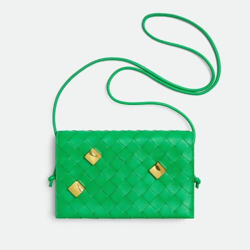  BV葆蝶家 22年秋冬 女士 单肩包 portefeuille a bandouliere 716260VCP213696