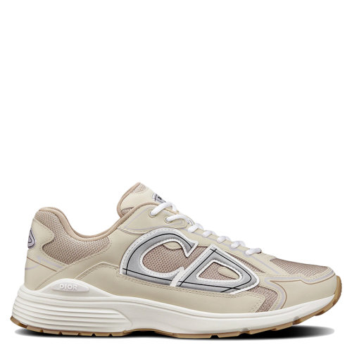 DIOR/迪奥      B30系列 男士奶油白色网眼织物和科技面料运动鞋3SN279ZMA_H161