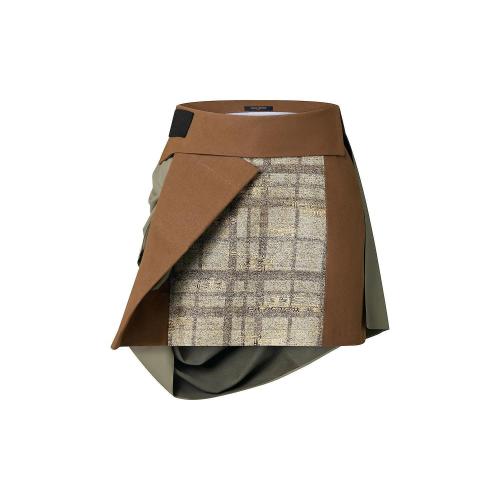  LV路易威登 22年秋冬 女士 半身裙 皮革垂坠迷你裙 1AAXMT 1AAXMQ 1AAXMR 1AAXMS