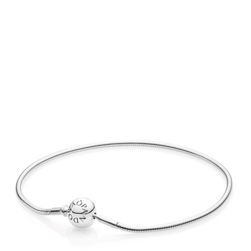 PANDORA/潘多拉 ESSENCE系列女士银色925银蛇骨链手镯手环手链 596000-19