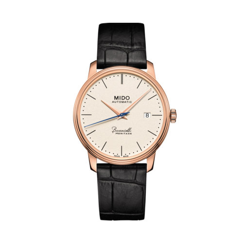 mido/美度 贝伦赛丽系列超薄自动机械男士黑色表带腕表39.00毫米 M027.407.36.260.00