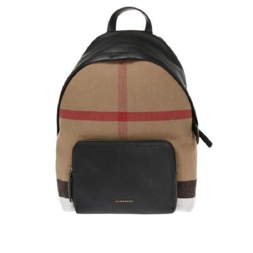  BURBERRY/博柏利 男士黑色织物/配皮双肩背包 40333971 PLSX