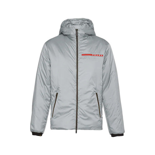 PRADA/普拉达 男士铝银色Tec Rec Eggshell织物外套SGB296_1XYW_F0024_S_192