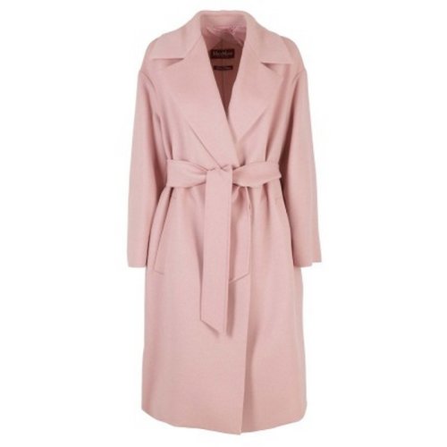 MaxMara/麦丝玛拉 女士粉色棉质大衣 FAZIO 016 PLFSX