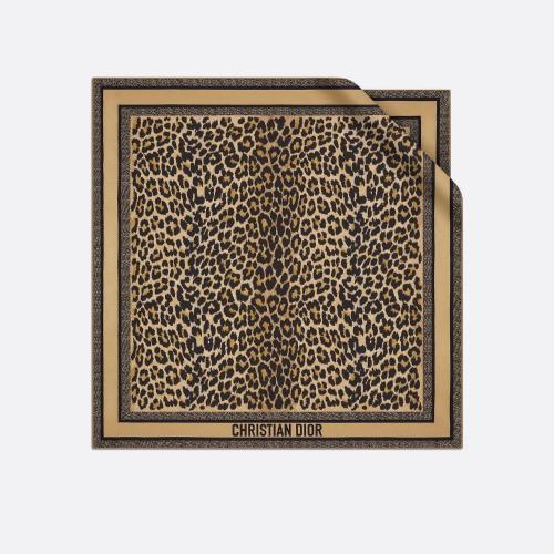  DIOR迪奥 22年秋冬 女士 丝巾 Diortwin 方巾 15LEO090I603_C180 预定商品1-3周发货