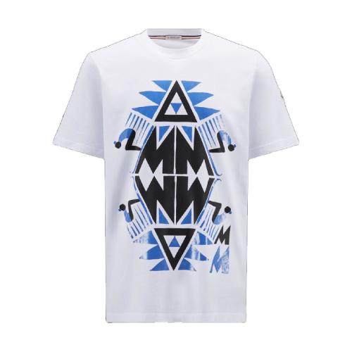  MONCLER蒙可蒙克莱 22年秋冬 男士 短袖T恤 图形款T恤 H20918C000118390T001