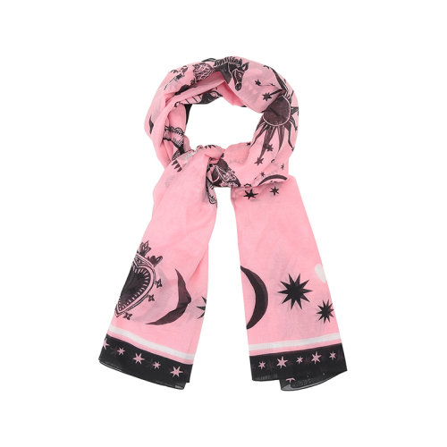 Alexander McQueen/亚历山大麦昆 女士棉质围巾披肩 665646 3624Q