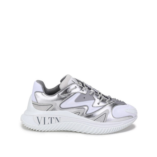 Valentino/华伦天奴 男士织物等多种材质拼接Wade Runner系带休闲运动鞋 WY2S0D95 NZF