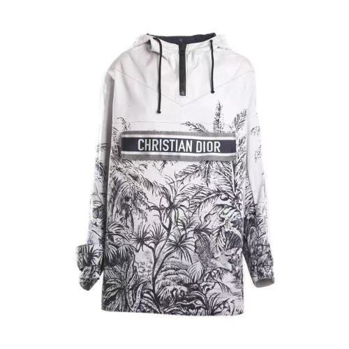 DIOR/迪奥  限量秀款连帽女士外套127C10A2750 0872