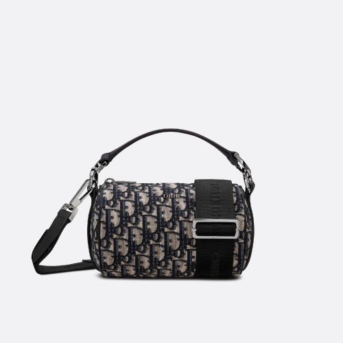  DIOR迪奥 男士 单肩包 迷你 Roller 信使包 1ESPO219YKY_H27E 预定商品1-3周发货