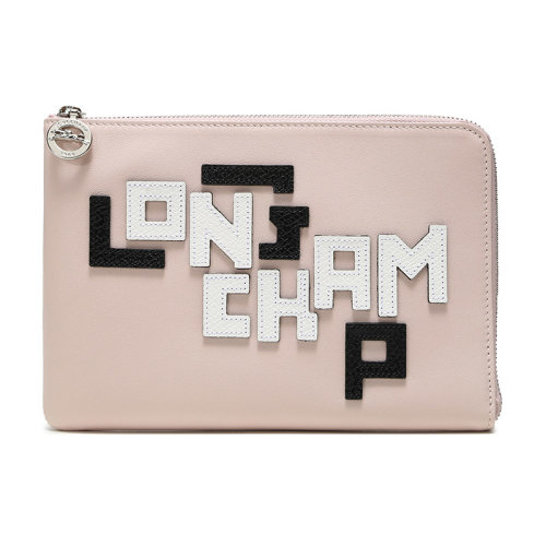 Longchamp/珑骧 女士LE PLIAGE CUIR LGP系列羊皮手拿包IPAD?保护套 4848 755