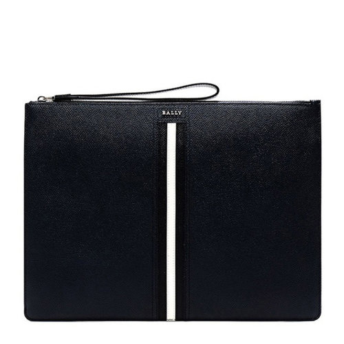 BALLY/巴利男士皮革条纹手拿包钱包卡包男包6232053