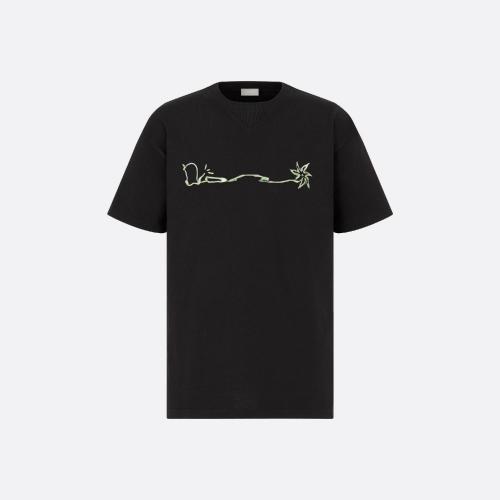  DIOR迪奥 22年秋冬 男士 短袖T恤 CACTUS JACK DIOR 超大版型 T 恤 283J685C0554_C986